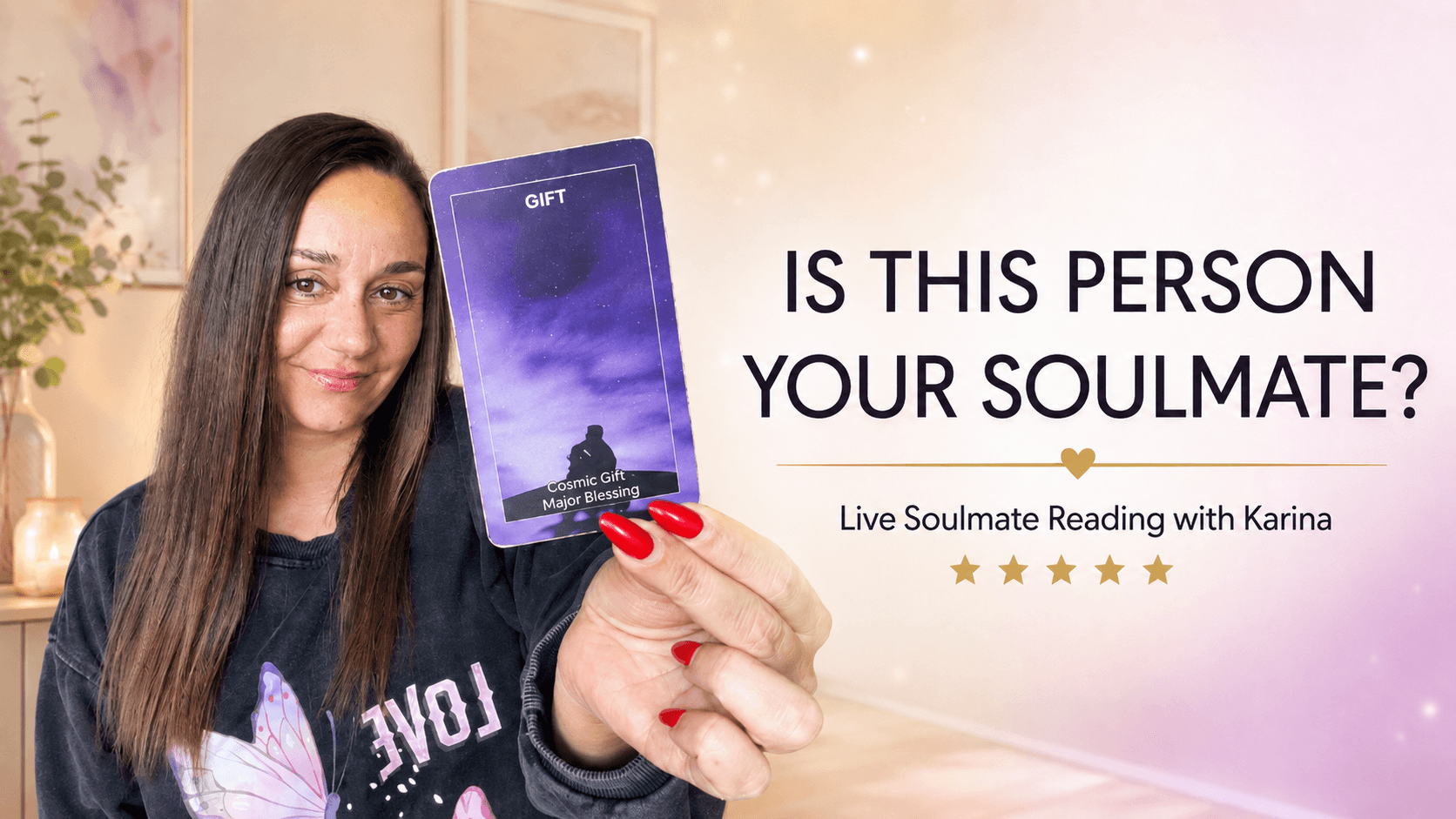 Karina's live soulmate reading event
