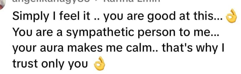 Client testimonial